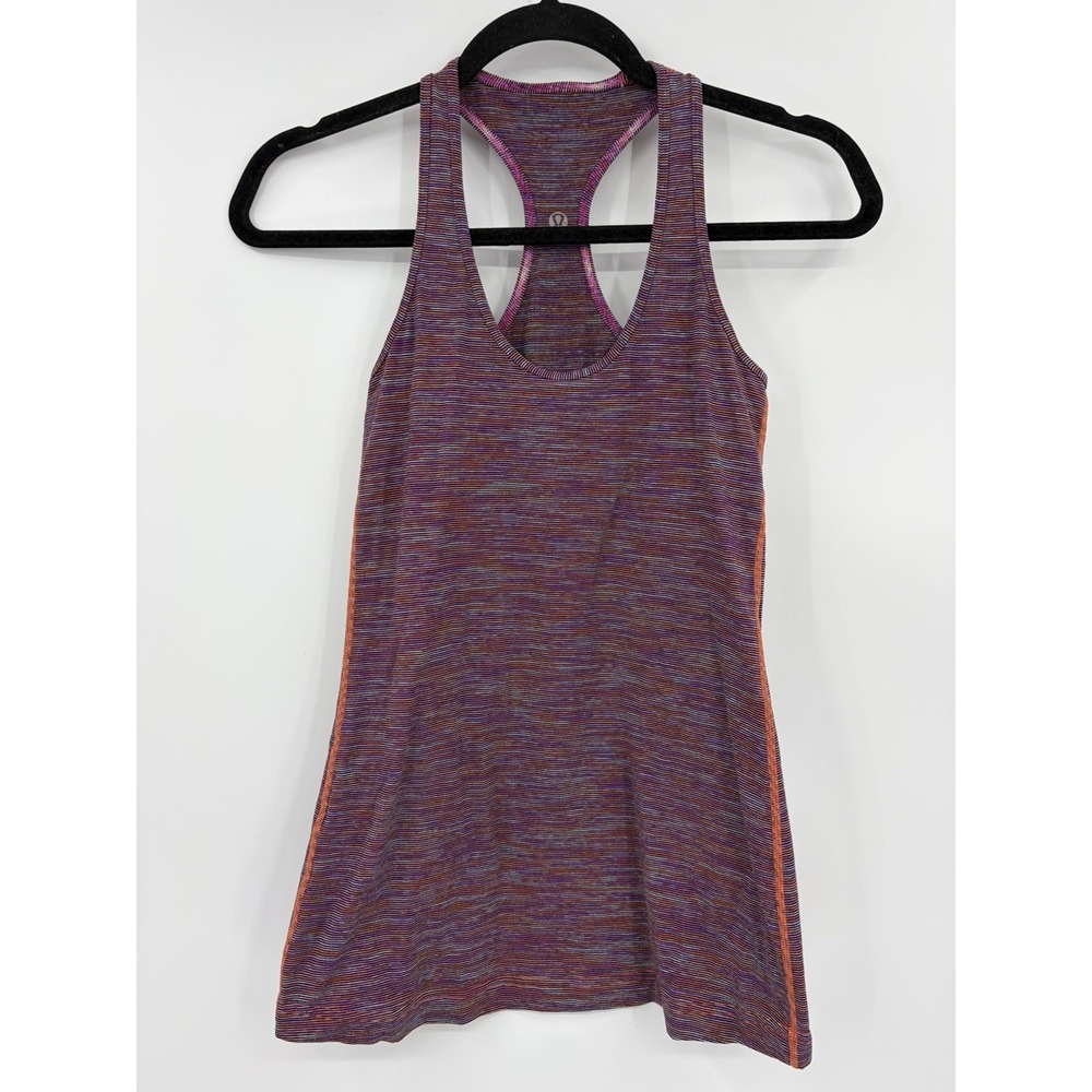 Lululemon Racerback Align Sleeveless Tank Top Size 4 Micro Stripe‎